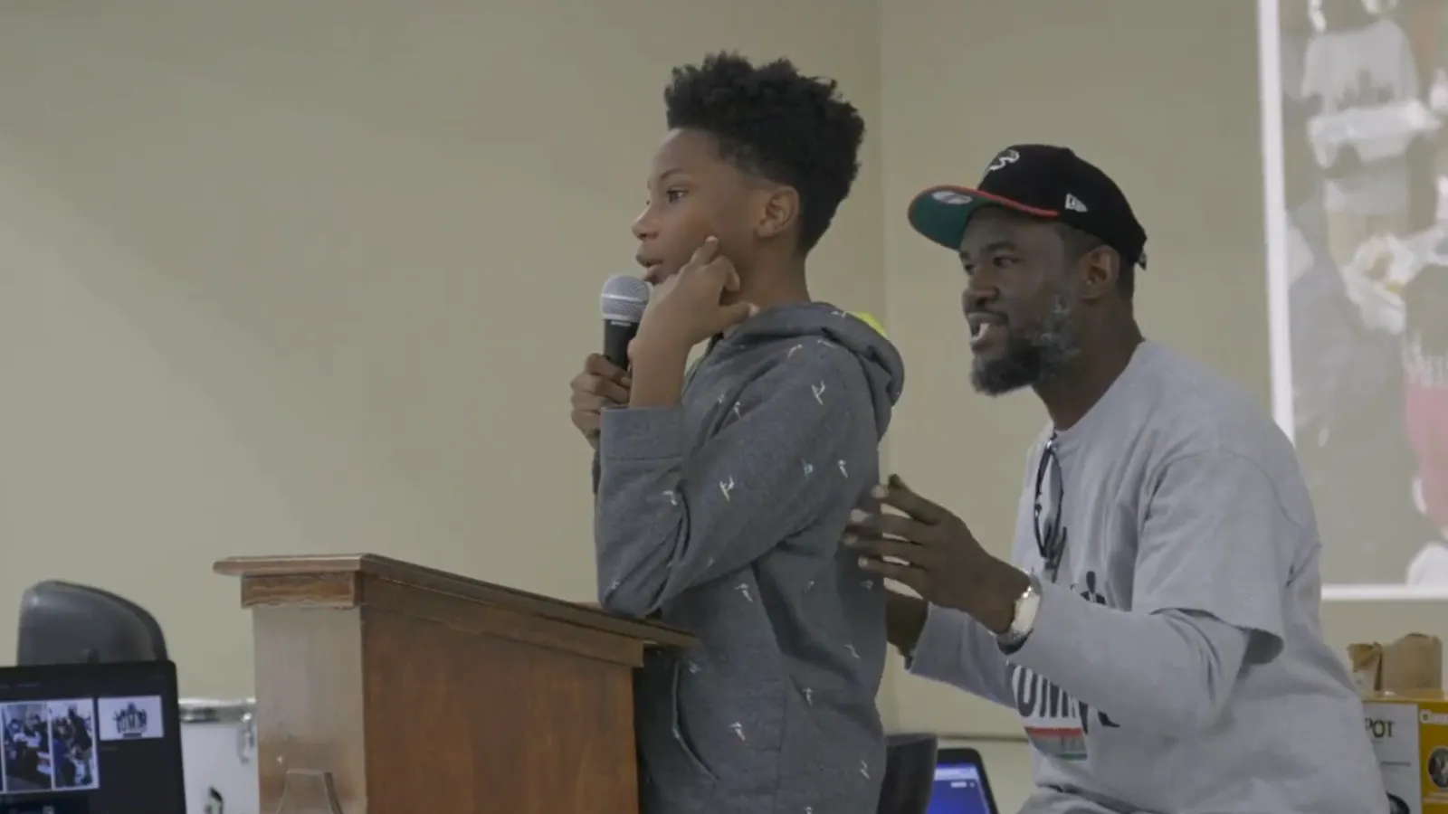 Tre Singleton mentors young Black men in Savannah, Georgia. 