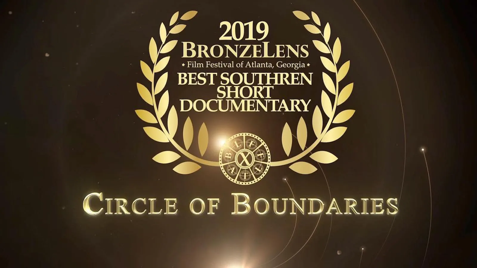 Reel South SHORT Award announcement poster for Circle of Boundaries