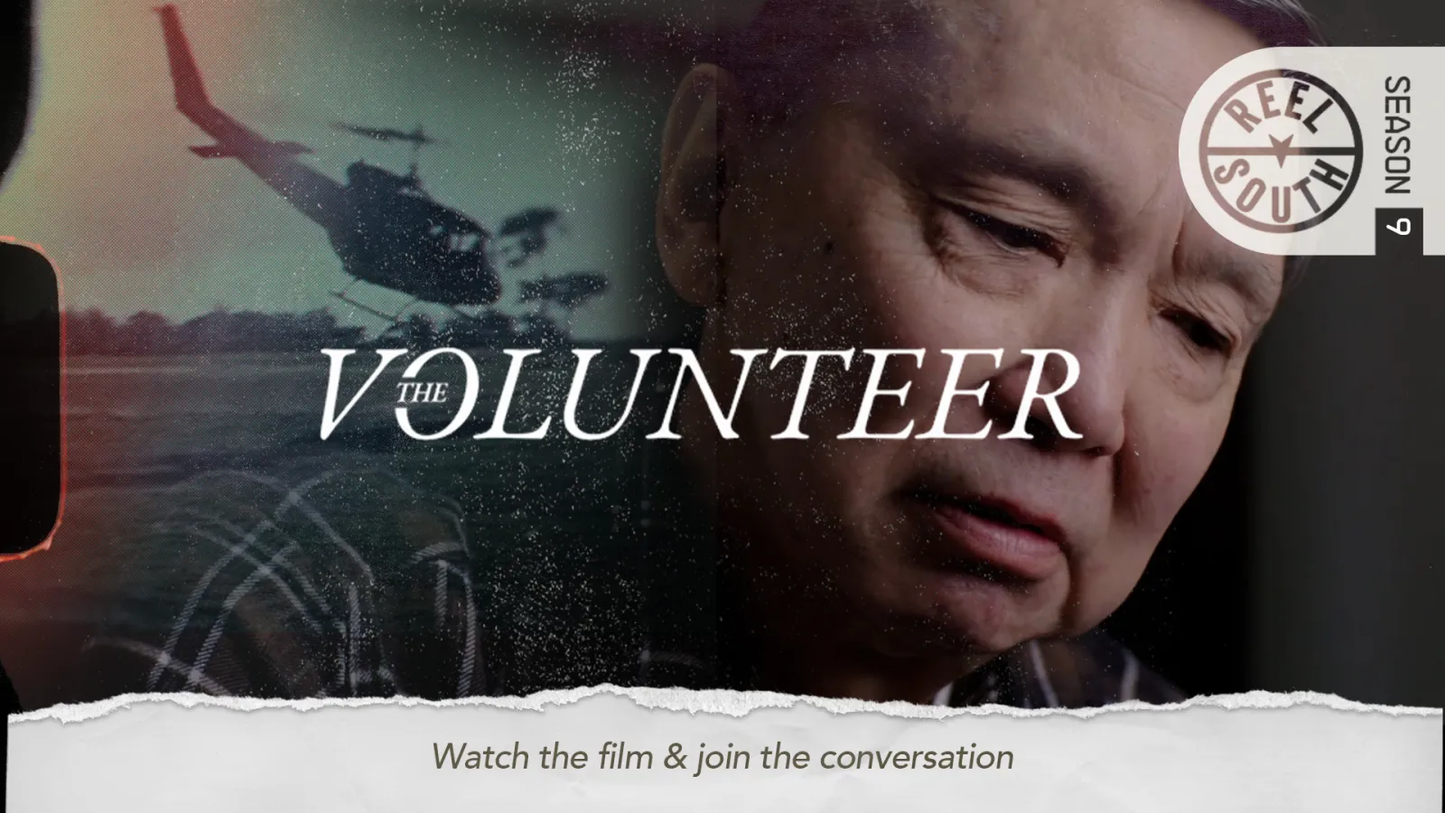 Cover photo of the documentary "The Volunteer"
