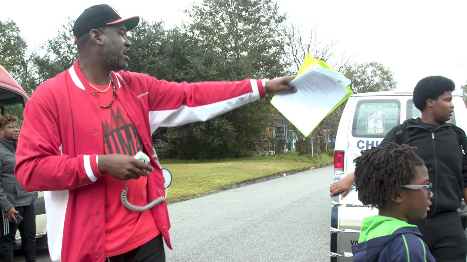 Tre Singleton mentors young Black men in Savannah, Georgia. 