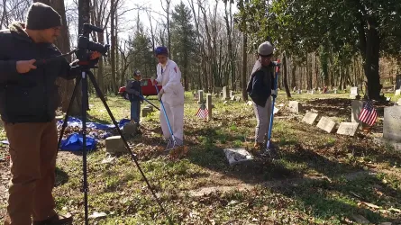 Brad Bennett filming "Unmarked"